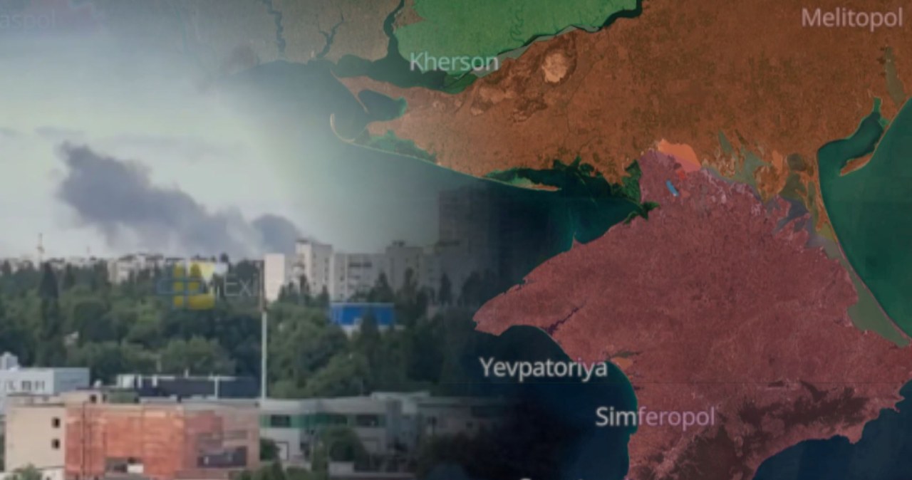Ukraina zadała cios na okupowanym Krymie, Storm Shadow w akcji. Fala ataków