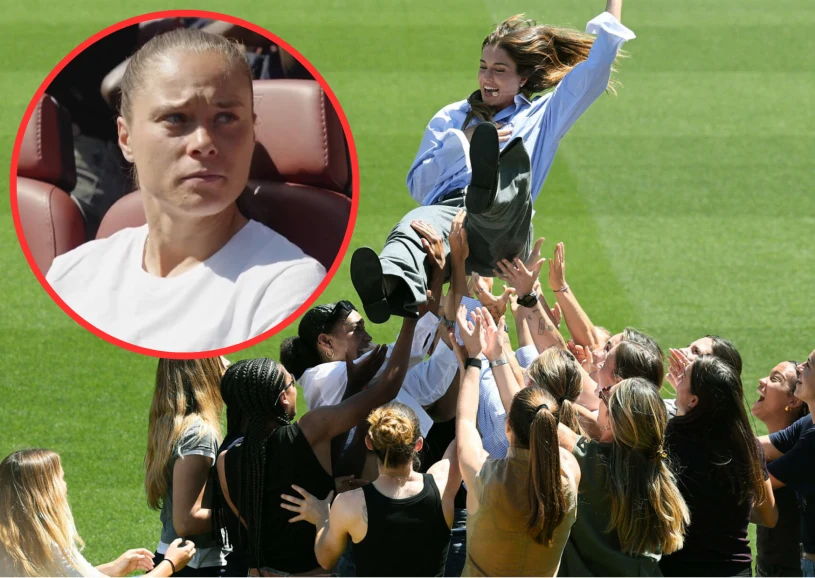 Głośne pożegnanie w Barcelonie. Polały się łzy. Ewa Pajor na Camp Nou
