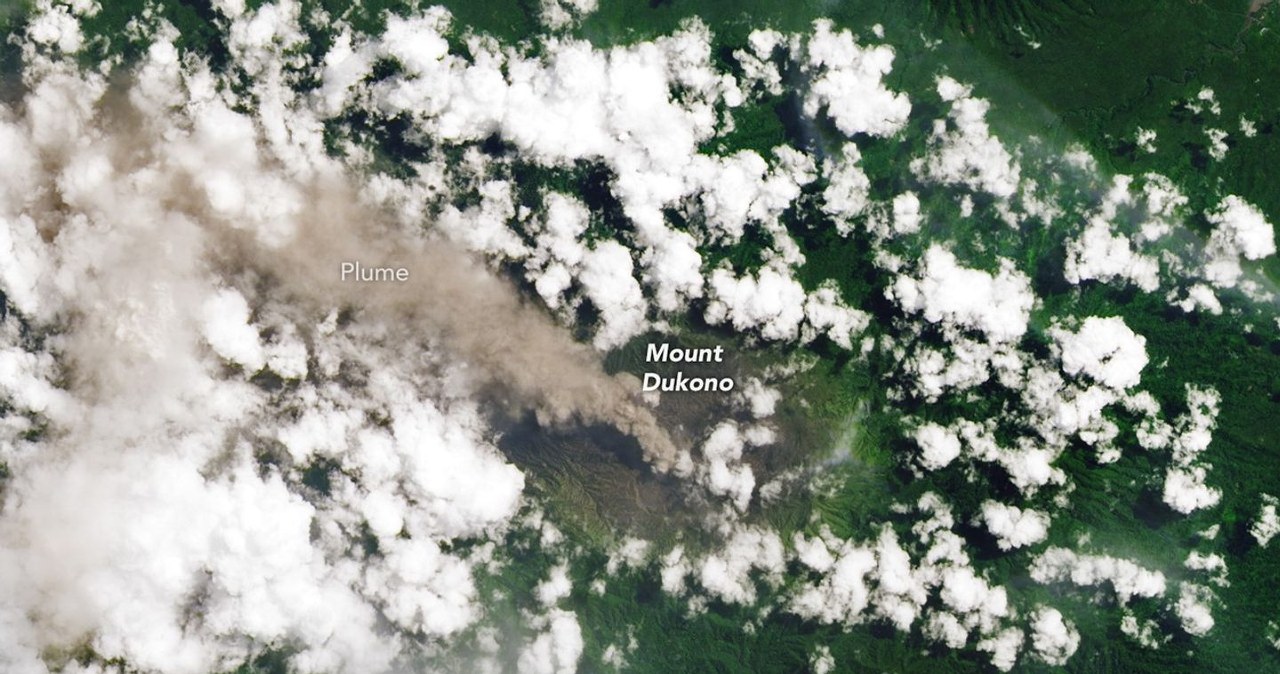 Tragiczna erupcja wulkanu w Indonezji. Nowe zdjęcie dnia NASA