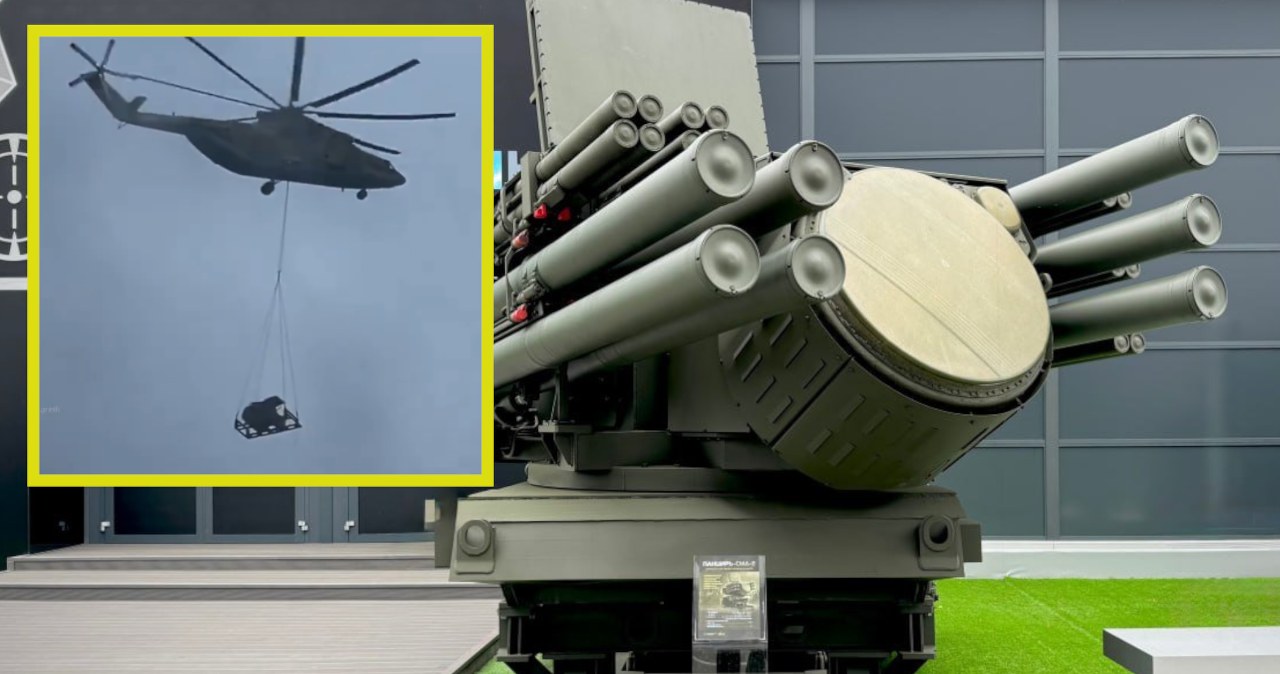 Rosjanie montują Pancyra na wieżowcu w Moskwie. Panika po ataku dronów