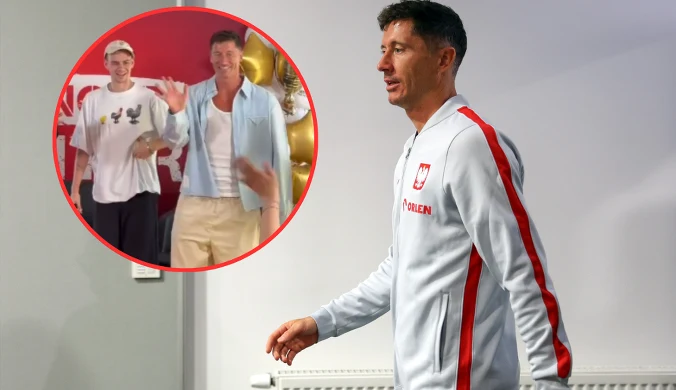 Łzy po przylocie Lewandowskiego. To była obietnica. Marzenie Mai spełnione