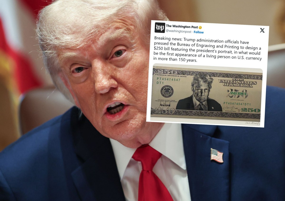 Donald Trump na banknocie 250 dolarów? Tak ma wyglądać