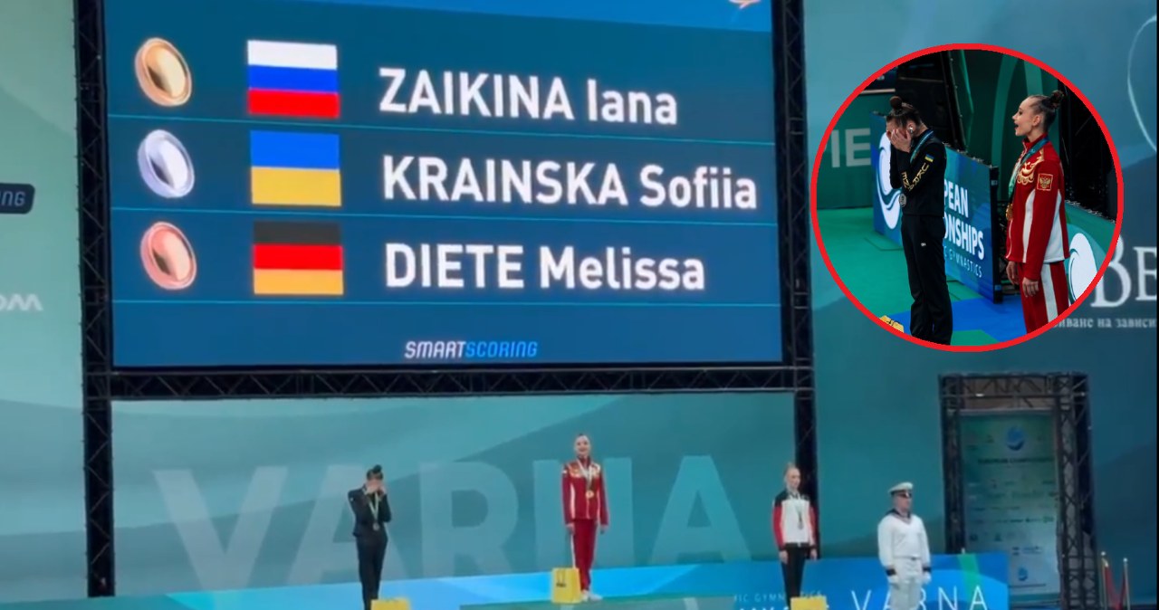 Złoto dla Rosjanki, srebro Ukrainki, a to nie koniec. Wymowna reakcja na hymn