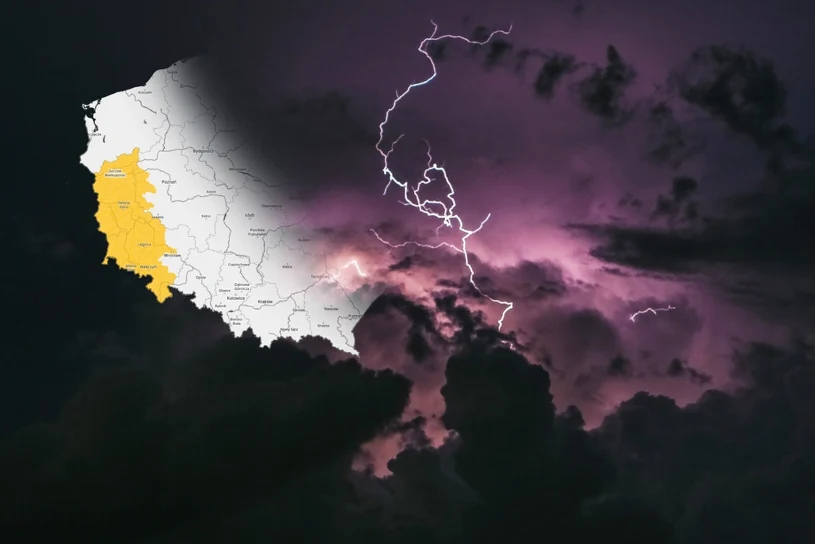 Noc z pogodowymi "fajerwerkami". Zrobi się niebezpiecznie