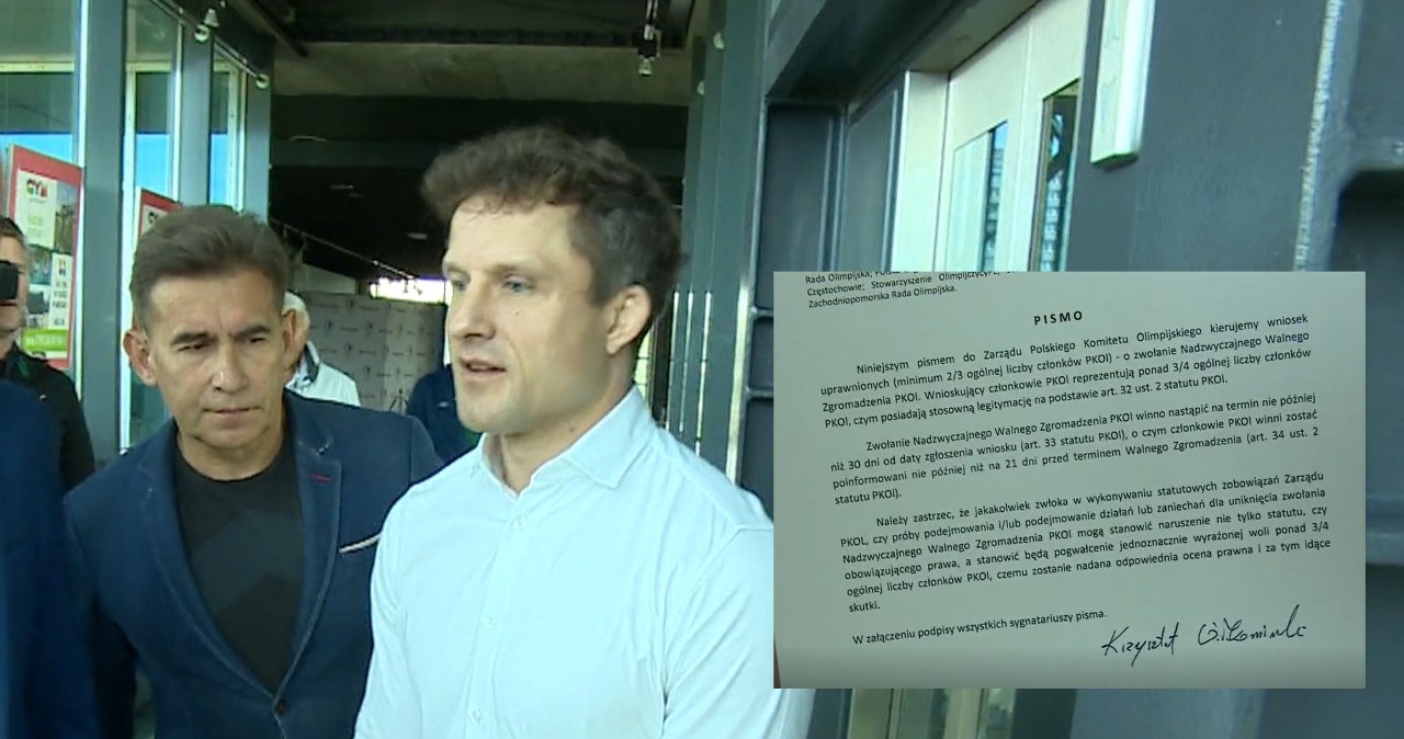 Sceny w siedzibie PKOl. Opozycja rośnie w siłę, buntowników przybywa