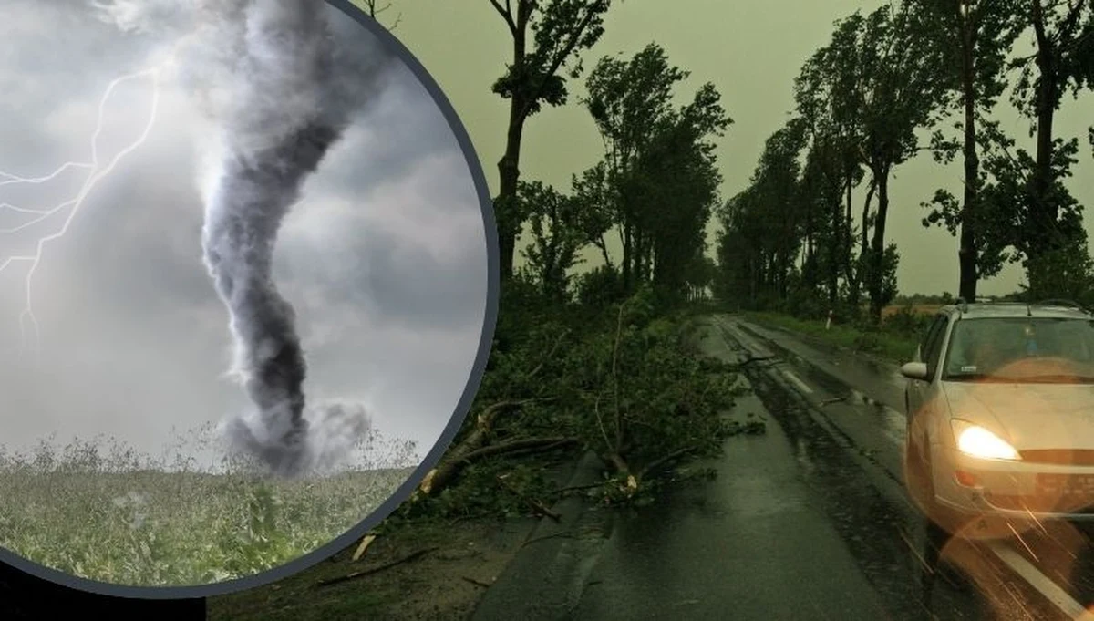 Instytut Meteorologii i Gospodarki Wodnej wydał ostrzeżenia I stopnia dla ośmiu województw. Synoptyczka IMGW Anna Gryczman poinformowała, że niedzielne popołudnie, najbliższa noc oraz poniedziałek zapowiadają się burzowo z intensywnymi opadami deszczu, którym będzie towarzyszyć porywisty wiatr. Ostatnie godziny upłynęły pod znakiem trąby powietrznej na Opolszczyźnie. Dwie rodziny zostały bez dachu nad głową.