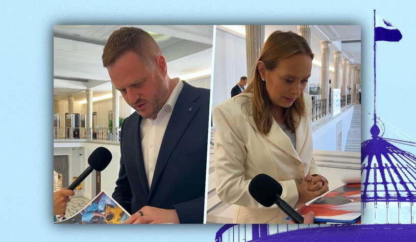 Sejmowy eksperyment. Zobacz, czy politycy rozpoznali fejki [WIDEO]