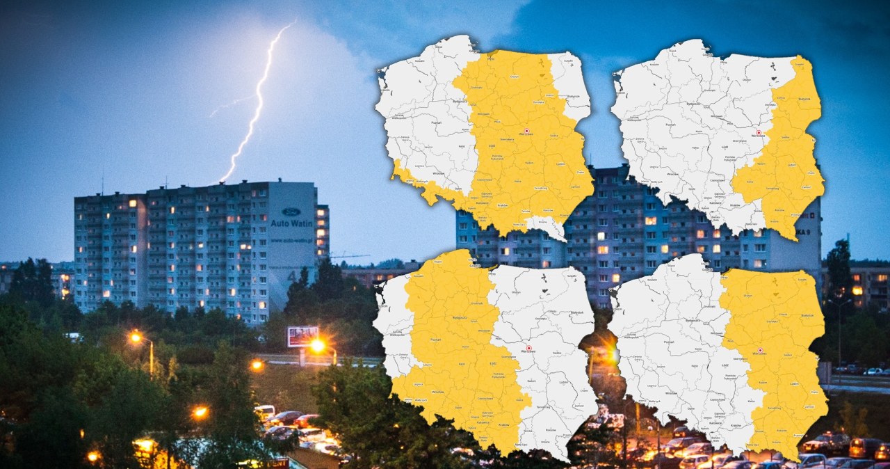 Burze będą się kręcić nad Polską bez przerwy. Wiemy, gdzie trzeba uważać