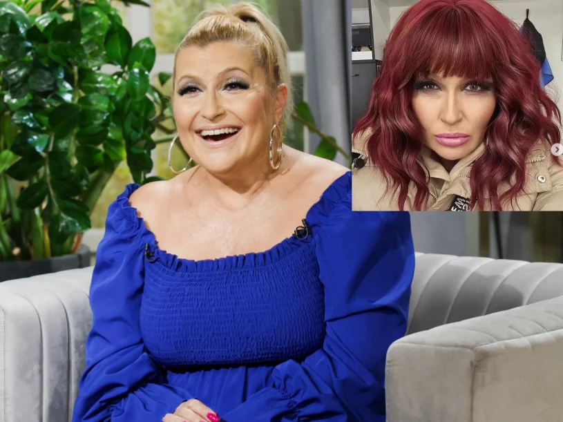 Skrzynecka patrzy spode łba w bordo. Fani zachwyceni, stylista mniej
