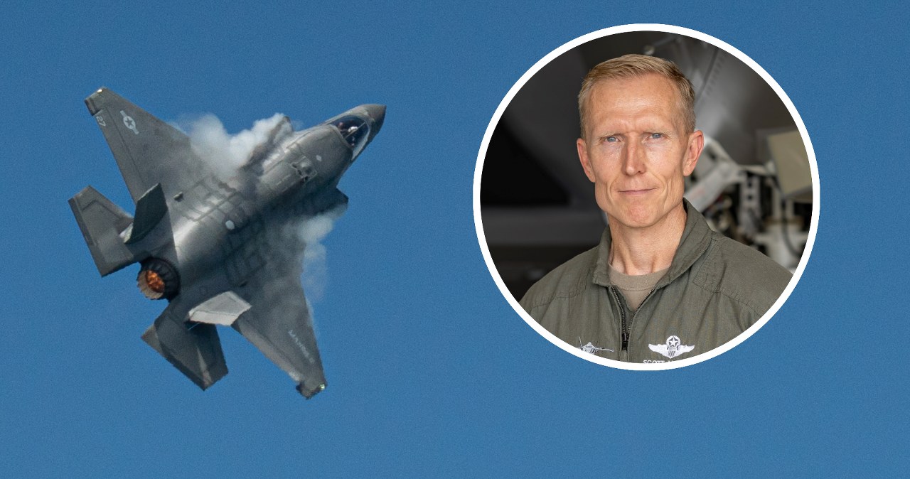 Он летает на F-35 уже 16 лет. У него есть один совет польским пилотам