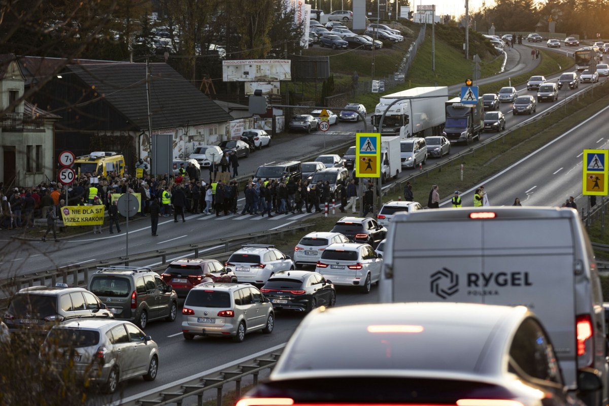 Protesty sparaliżują zakopiankę. Kierowcy muszą liczyć się z utrudnieniami