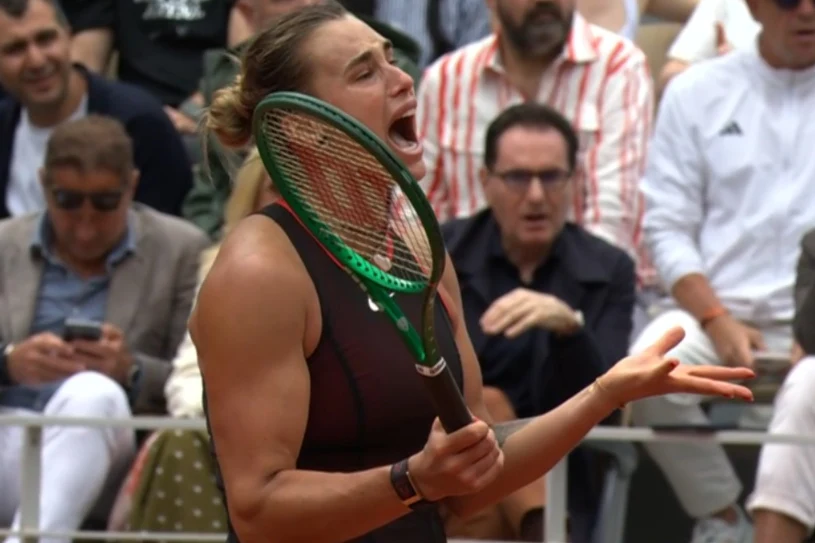 Sabalenka wpadła w furię. Kibice w Paryżu zareagowali natychmiastowo