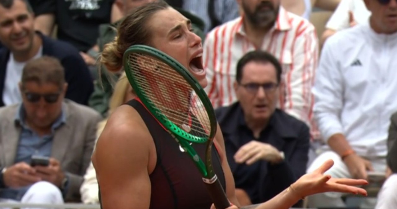 Sabalenka wpadła w furię. Kibice w Paryżu zareagowali natychmiastowo