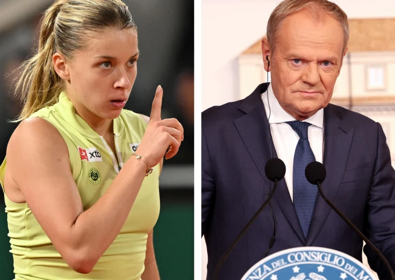 Chwalińska demoluje w Paryżu. Tusk reaguje. Pisze o "rosyjskich rakietach"