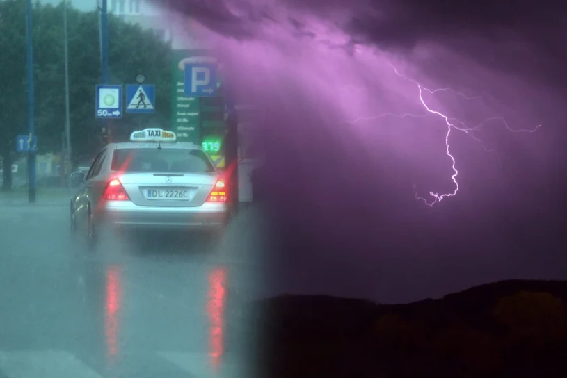 Leje, grzmi i trochę mocniej wieje. Potem będzie tylko gorzej