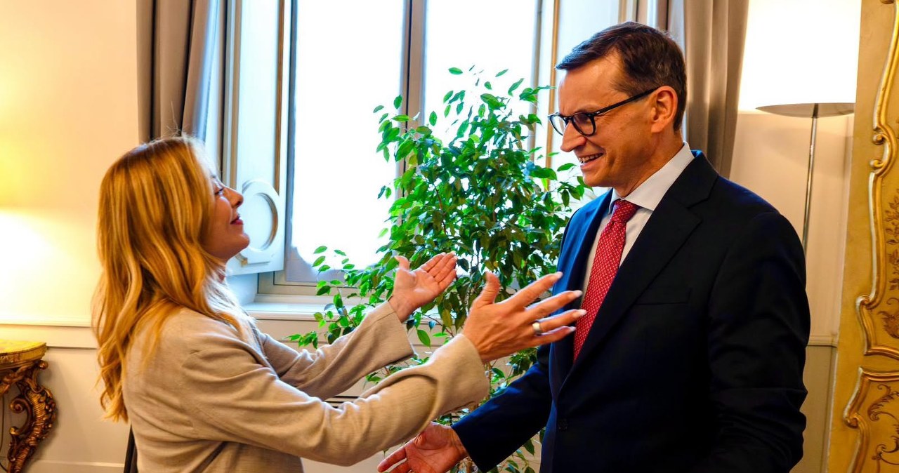 Morawiecki z misją w Rzymie. Nagranie z Meloni obiegło sieć