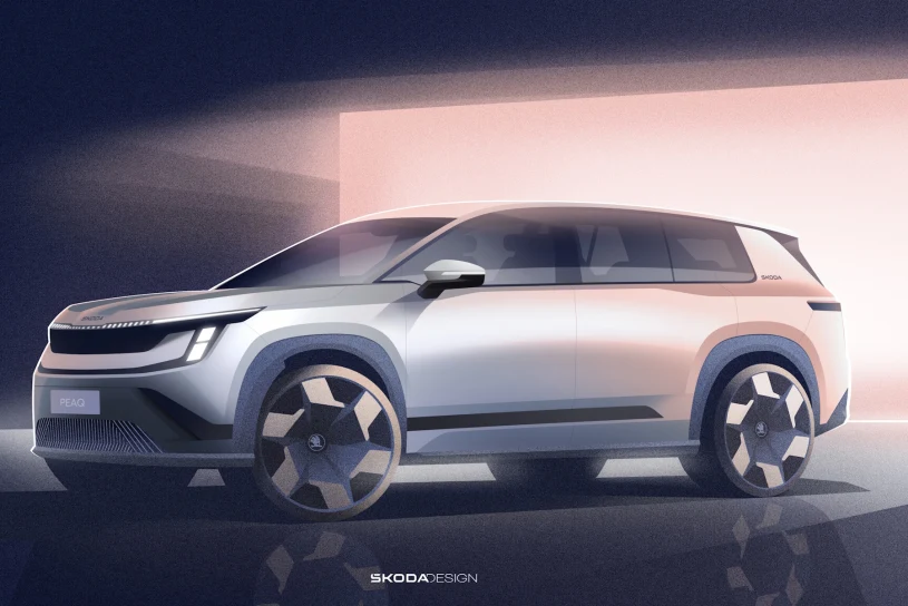 Skoda Peaq na pierwszych zdjęciach. Takiej Skody jeszcze nie było