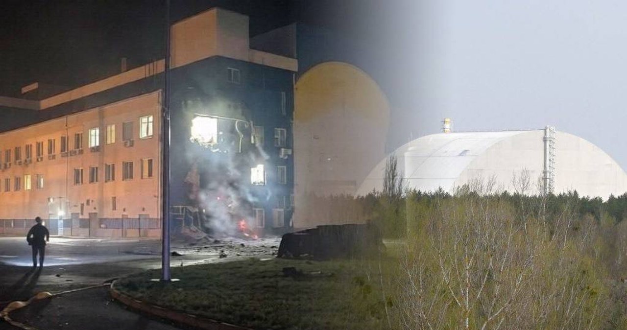 Rosja uderzyła tuż przy Czarnobylu. Wybuchł pożar, "niezwykle nikczemne"