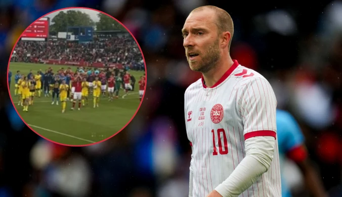 Dramat Eriksena. Mecz zakończony po 75 minutach. Sceny chwytające za serce