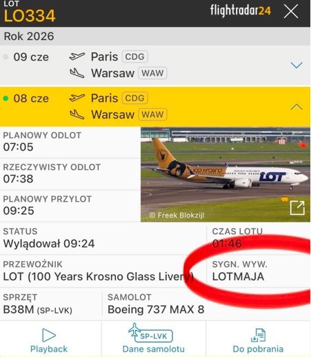 /Print screen Flightradar24 /