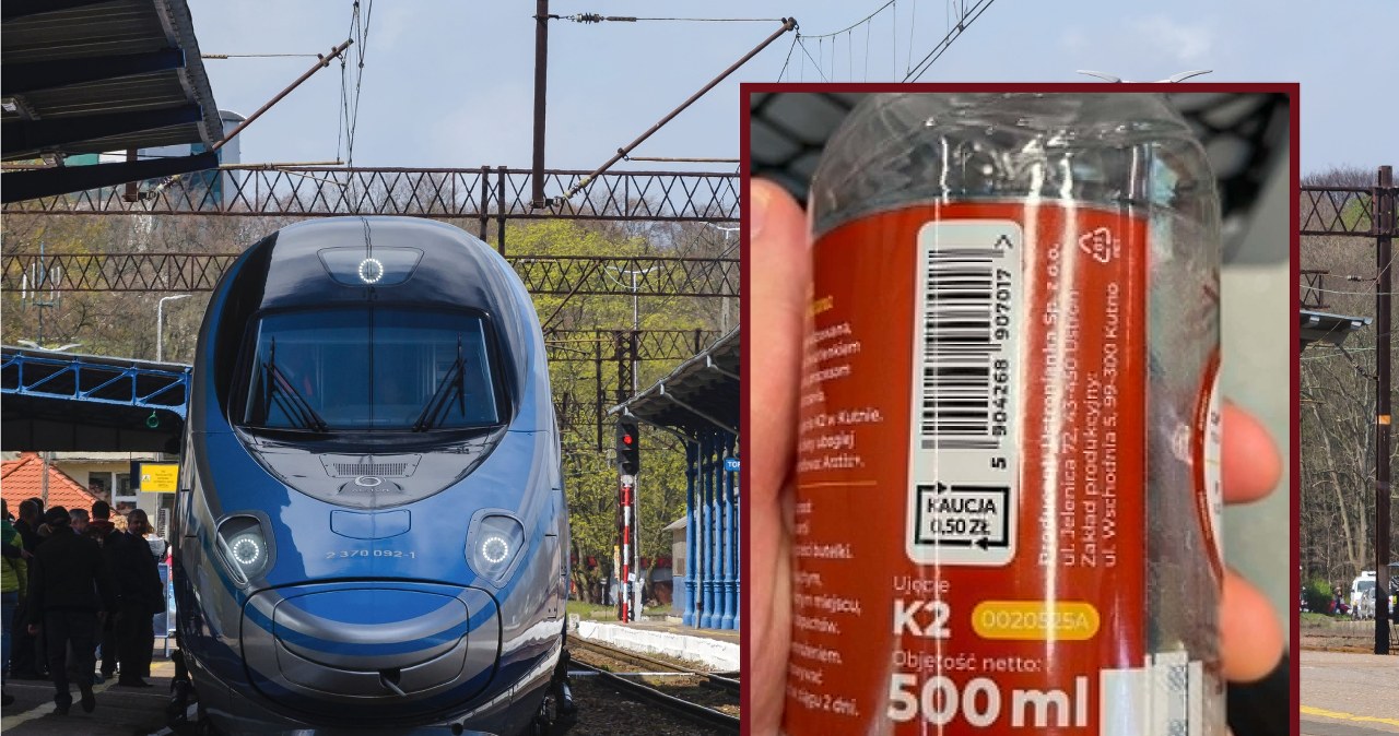 PKP Intercity rozdaje wodę w butelkach kaucyjnych. Kto pokrywa opłatę?