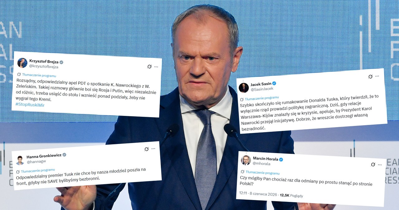 Tusk w ogniu krytyki. "Skończyło się rumakowanie", "trzeba usiąść do stołu"