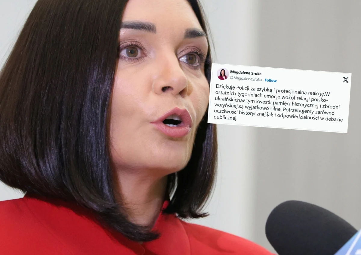 "Dziękuję policji za szybką i profesjonalną reakcję" - napisała posłanka Magdalena Sroka na portalu X po tym, jak do jej biura wszedł mężczyzna podający się za "rosyjskiego agenta" i zostawił tajemniczy pakunek. Policja zatrzymała 54-letniego mieszkańca powiatu gdańskiego. Wiadomo, co znajdowało się w paczce.