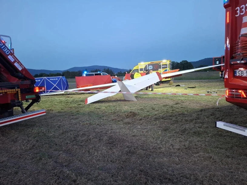 Tragedia na lotnisku w Bielsku-Białej. Nie żyje młoda kobiet