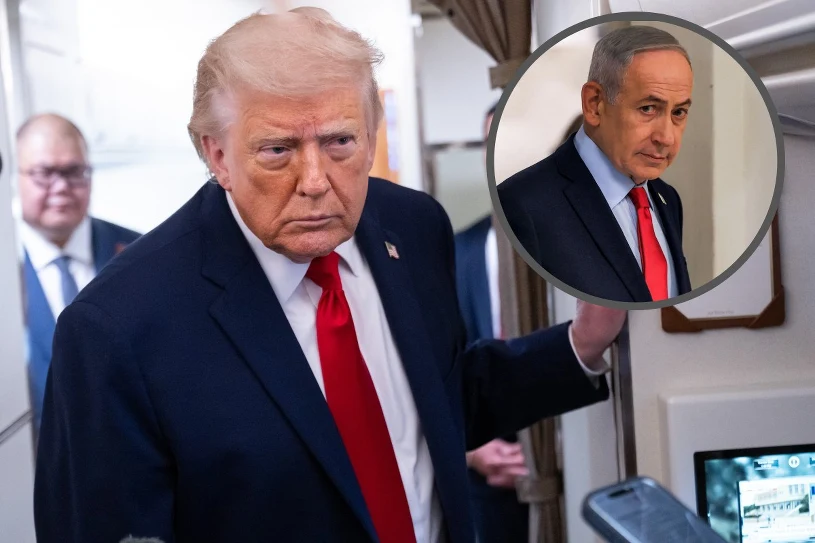 "Bądź ostrożny, bo zostaniesz sam". Trump wściekły na Netanjahu