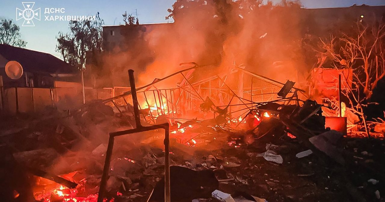 Wojna na Ukrainie. Obwód charkowski pod ostrzałem. Są ofiary Wojna na Ukrainie. Obwód charkowski pod ostrzałem. Są ofiary