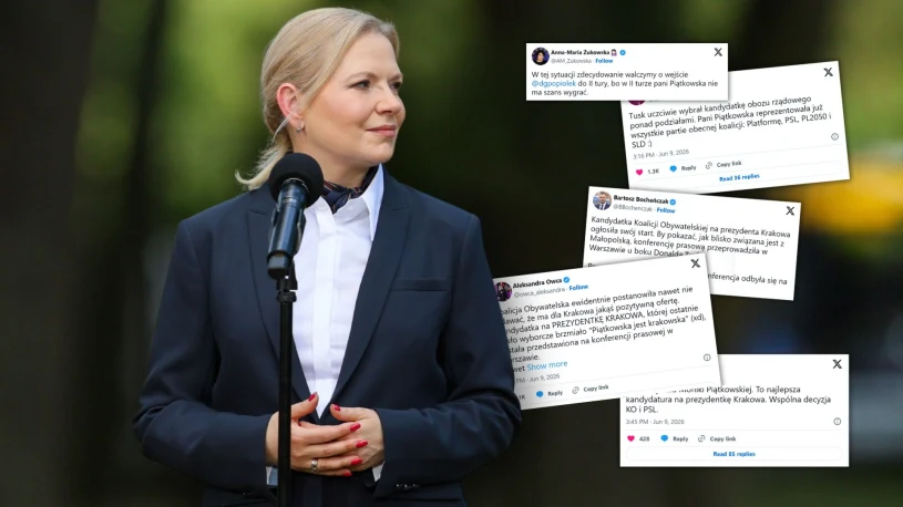 Burza po ogłoszeniu kandydatki KO i PSL. "Nawet nie chcieli przyjechać"
