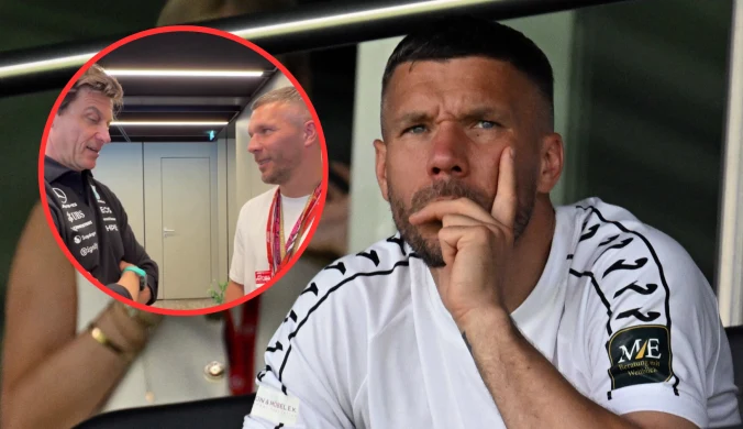 Podolski spotkał się z miliarderem, rozmawiali po polsku. Wszystko nagrano
