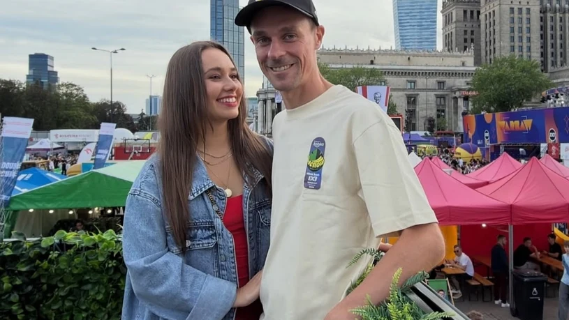 Marcelina Ziętek i Piotr Żyła zawitali do stolicy. Aktorka ujawniła powód
