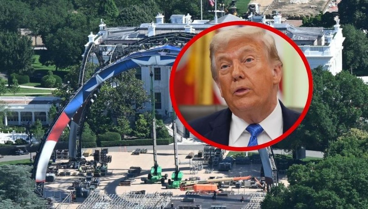 Oktagon w ogrodach Białego Domu. Trump szykuje urodziny, jakich Ameryka jeszcze nie widziała