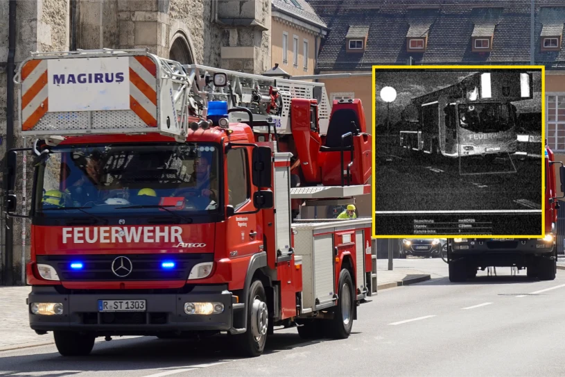 Strażak jechał do pożaru szkoły. Przekroczył prędkość i stracił prawo jazdy