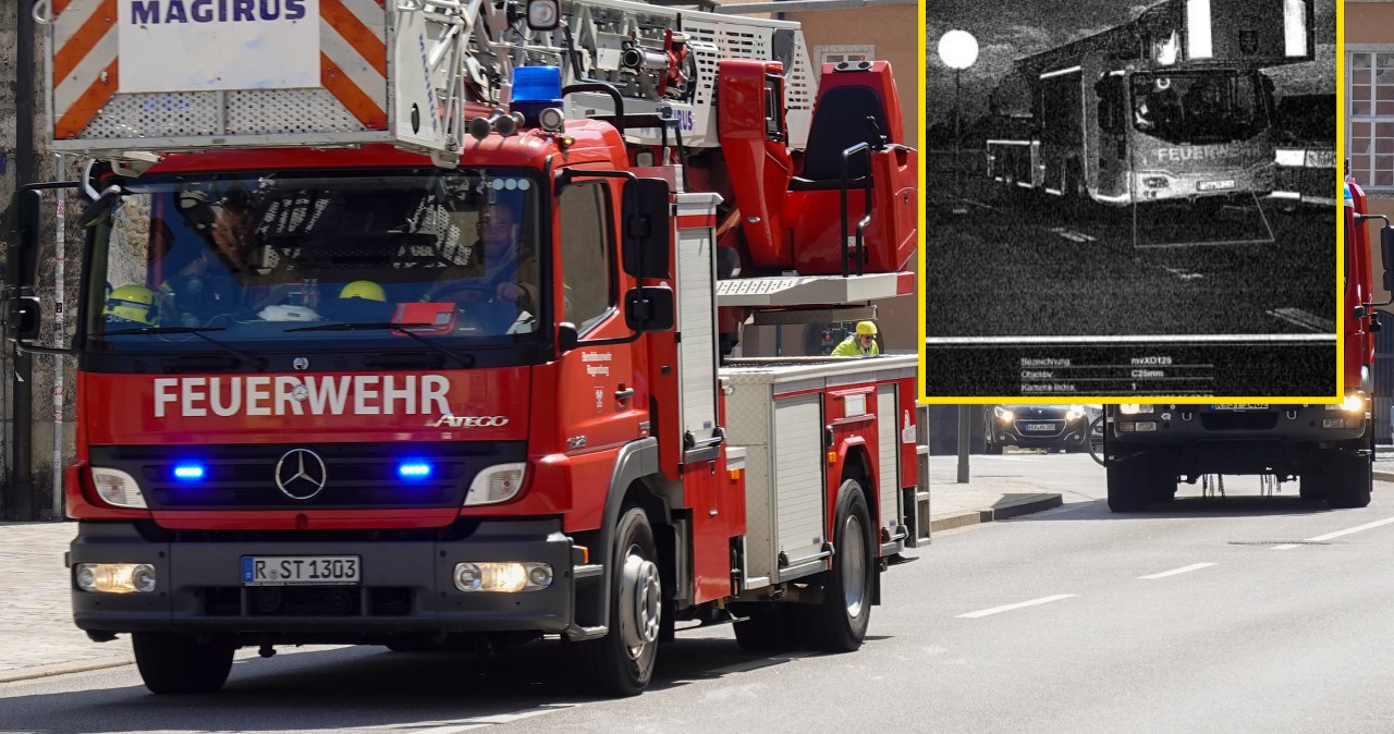 Strażak jechał do pożaru szkoły. Przekroczył prędkość i stracił prawo jazdy