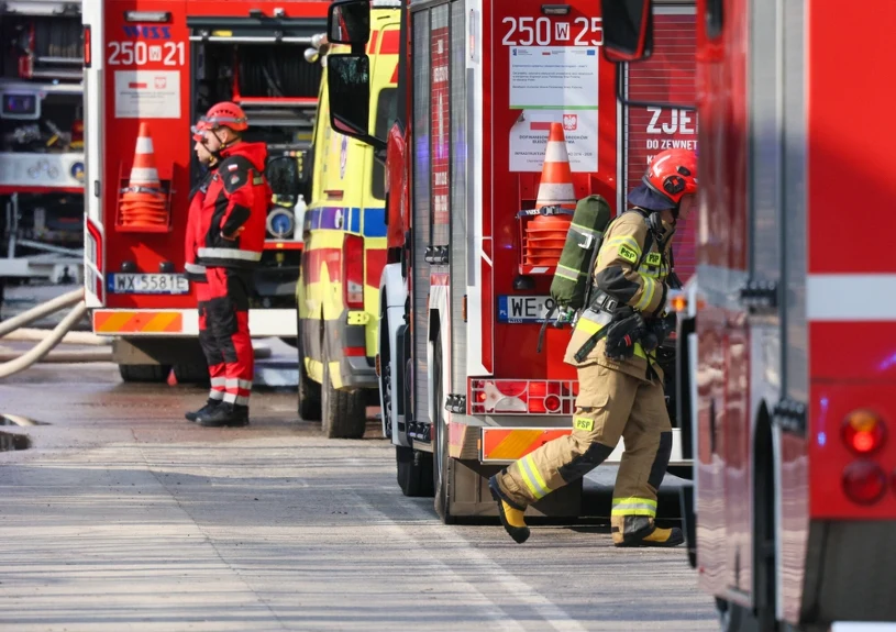 Eksplozja samochodu w Małopolsce. Ranny 22-latek