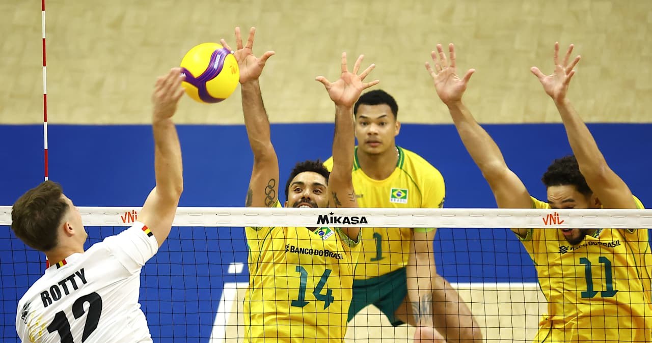 Brazylijscy siatkarze postraszeni w Lidze Narodów. 25:15 w odpowiedzi