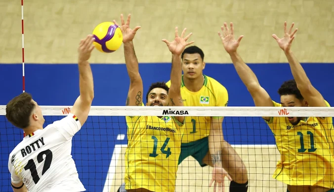 Brazylijscy siatkarze postraszeni w Lidze Narodów. 25:15 w odpowiedzi