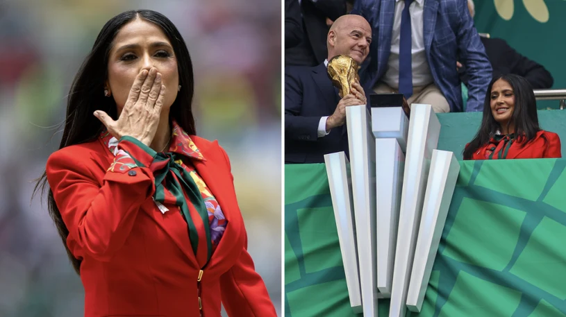 Wielka gwiazda u boku szefa FIFA. Takich scen nikt się nie spodziewał