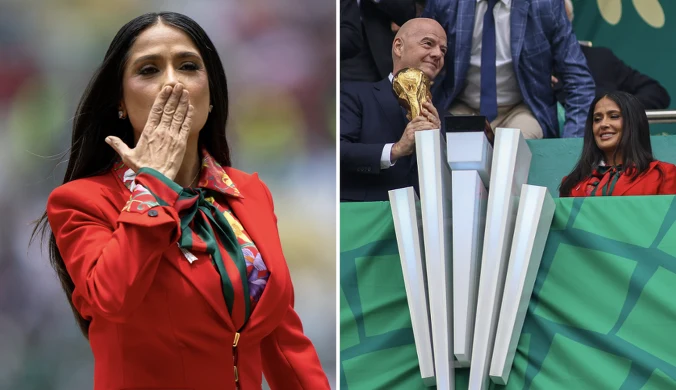 Wielka gwiazda u boku szefa FIFA. Takich scen nikt się nie spodziewał