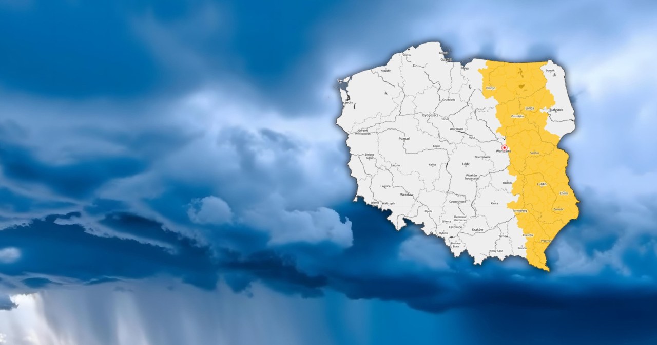 Burze wracają do Polski. W piątek rozgoszczą się na wschodzie kraju