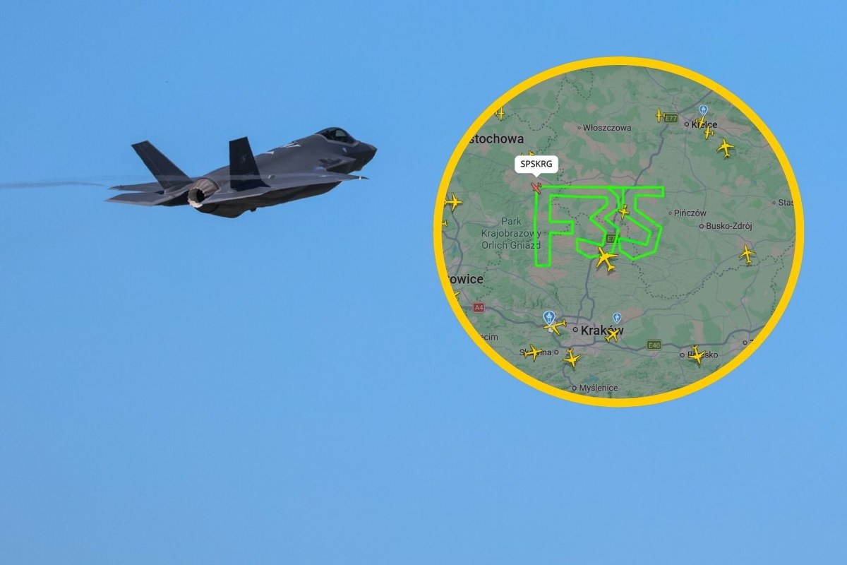 Uroczysty przelot F-35 nad Polską. Niespodzianka na niebie w okolicach Krakowa