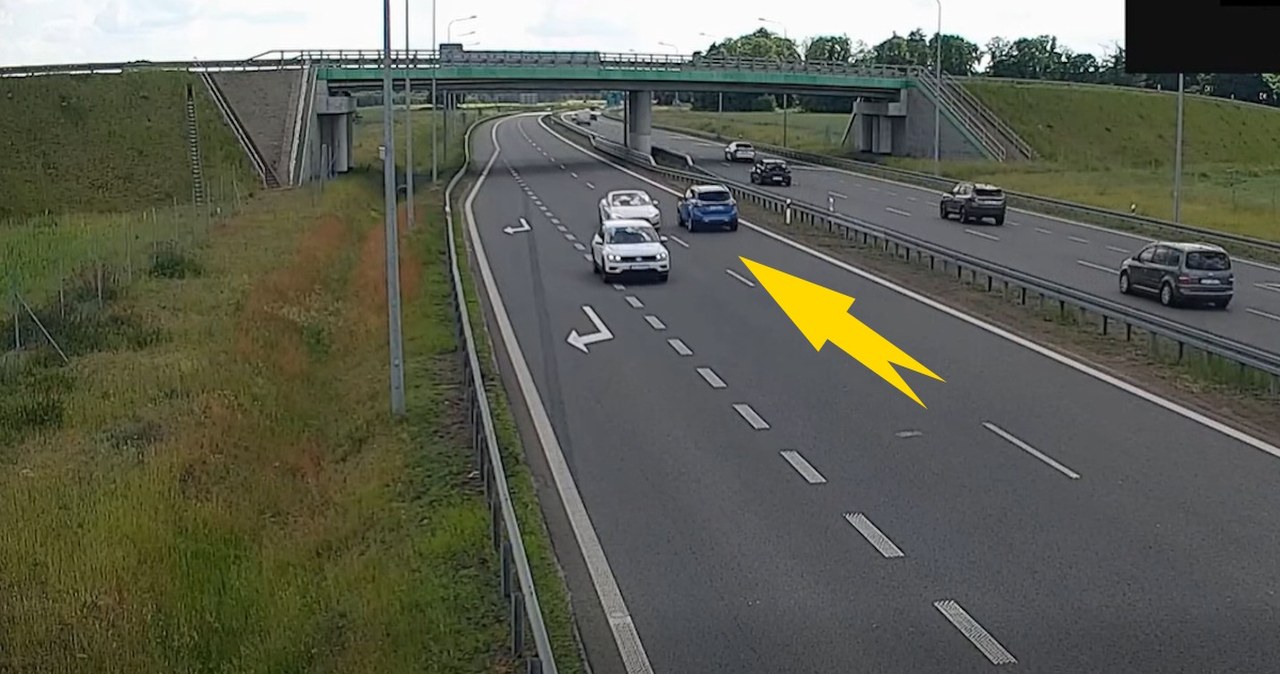 Dramatyczne sceny na drodze S6. Kierowca Ford siał terror na drodze