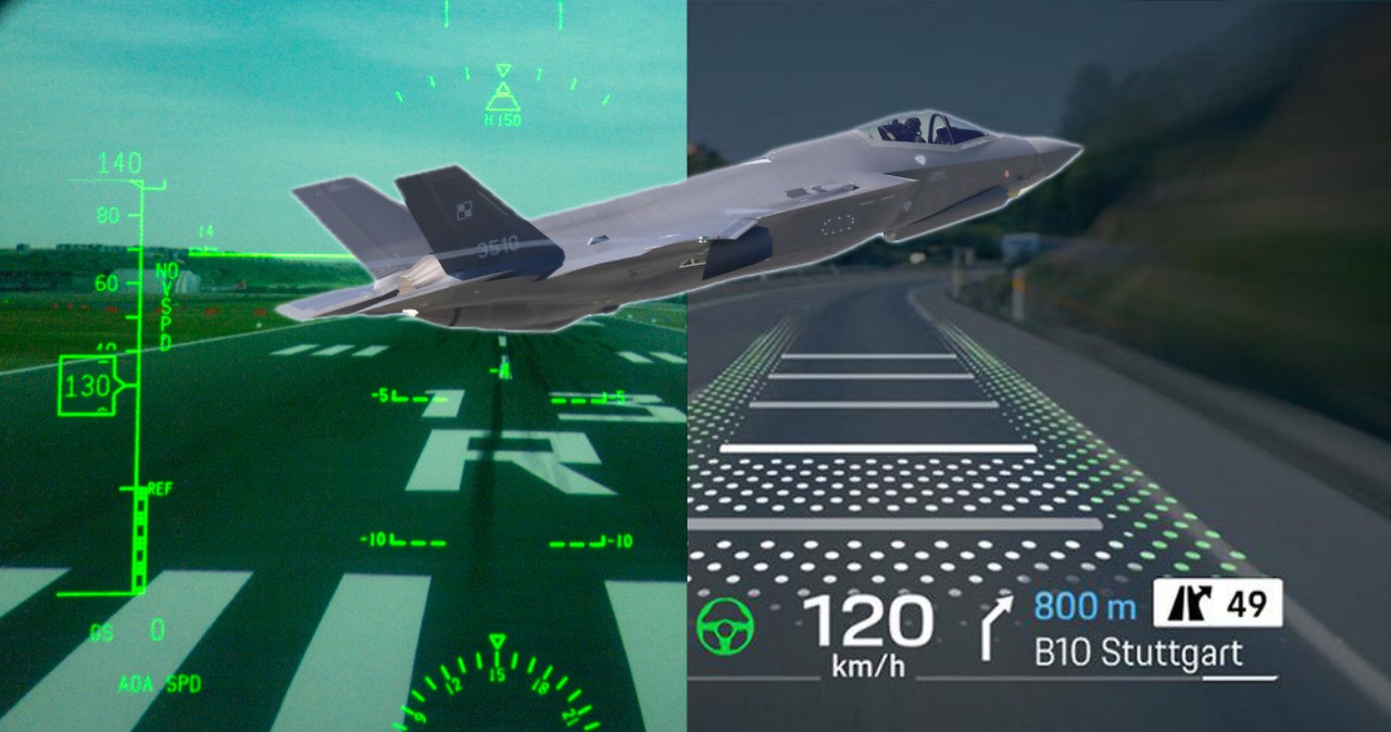 F-35 nad Polską. Z tych samych technologii korzystają dziś kierowcy