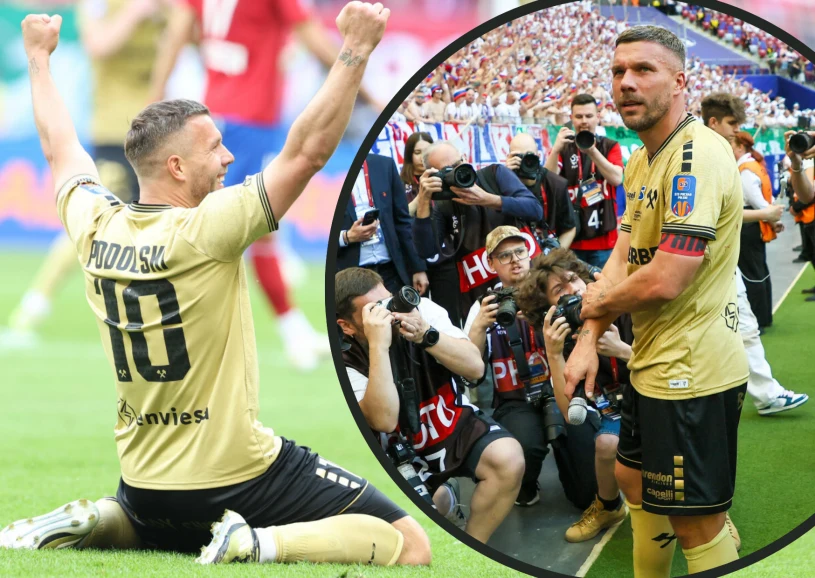 Rzucili się na piłkarzy Górnika. Legenda pilnie chce się spotkać z Podolskim