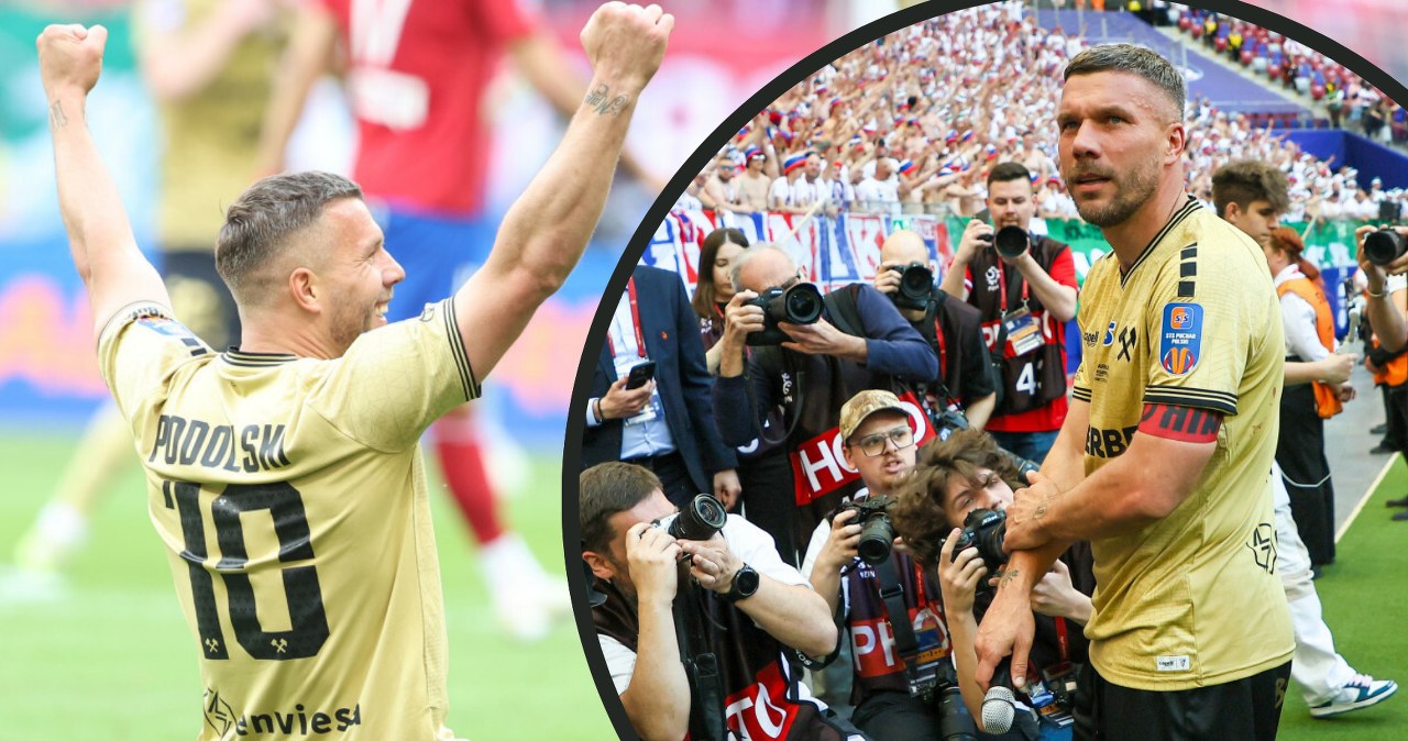 Rzucili się na piłkarzy Górnika. Legenda pilnie chce się spotkać z Podolskim