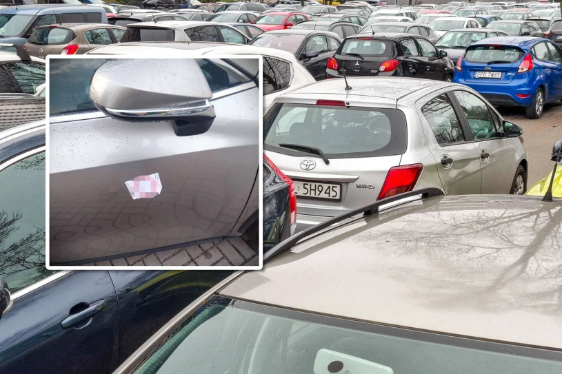 Przykleił kierowcy naklejkę za złe parkowanie. Teraz grozi mu 5 lat więzienia