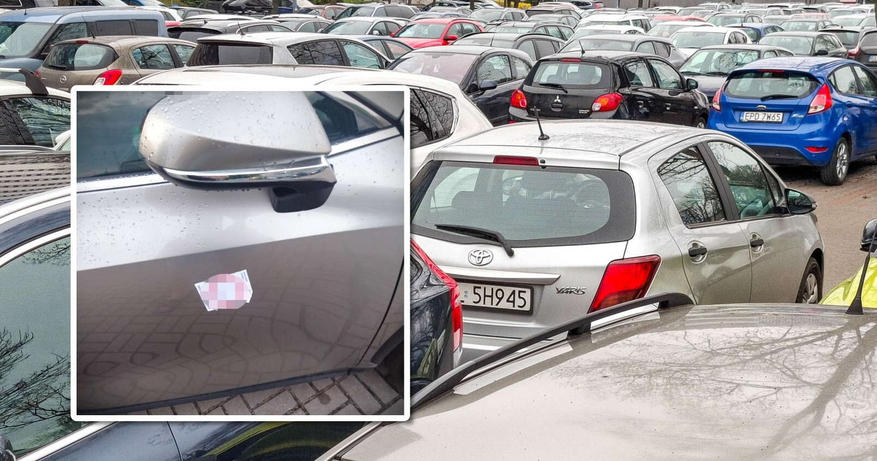 Przykleił kierowcy naklejkę za złe parkowanie. Teraz grozi mu 5 lat więzienia