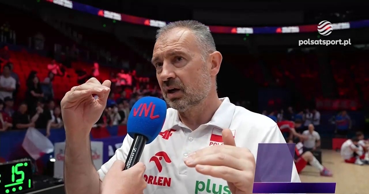 Grbić po zwycięstwie nad Ukrainą. "To, jak wróciliśmy, cieszy mnie najbardziej" [WIDEO]